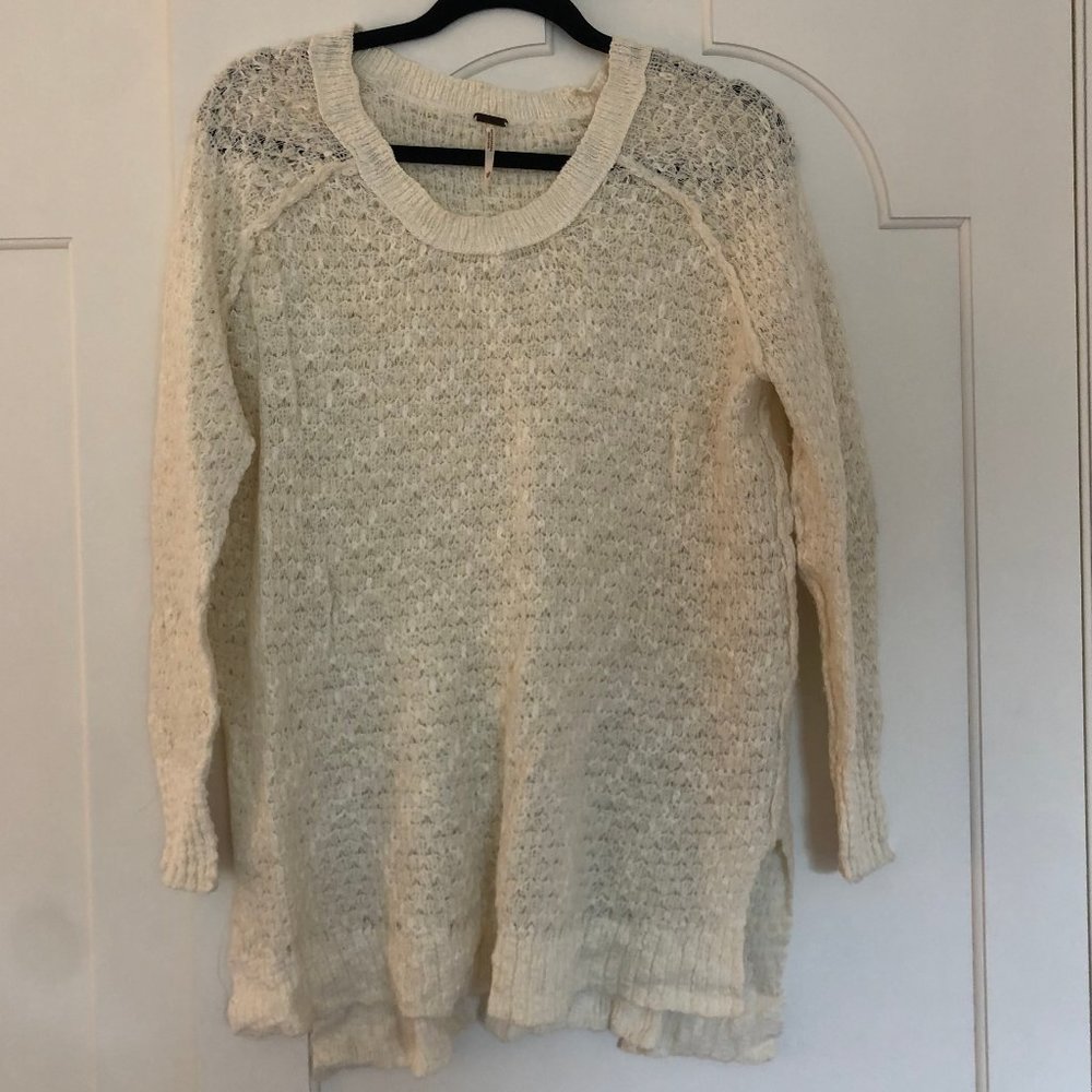 Free People White Sweater